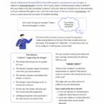 Putting Thoughts on Trial Worksheet for Teens