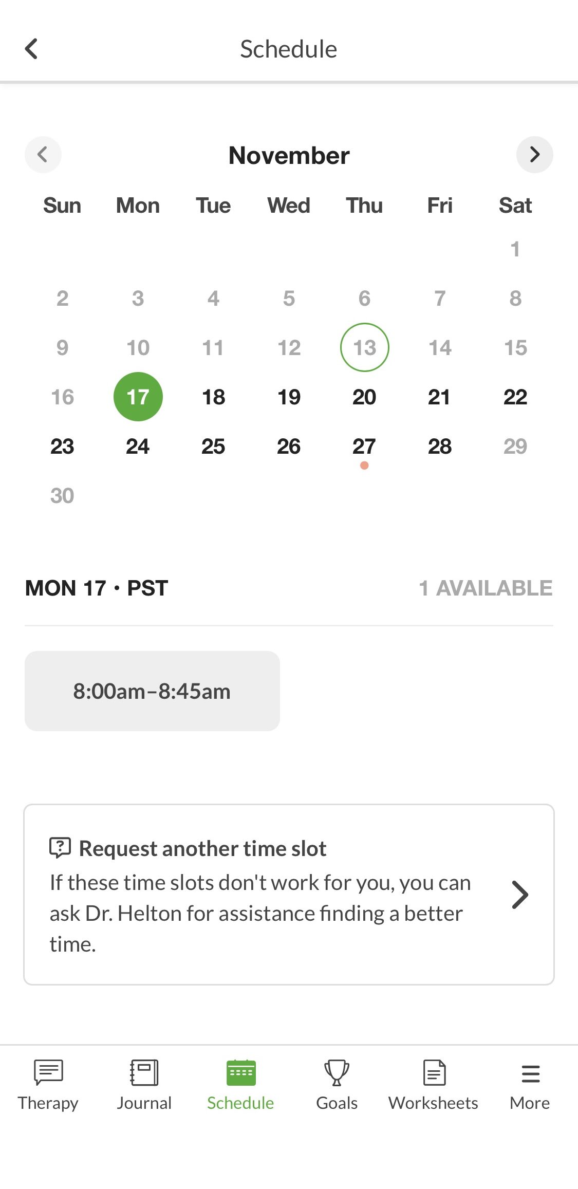 BetterHelp Schedule a Therapy Session