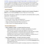 Intro to Invalidation Worksheet