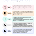 Think Skill DBT Worksheet